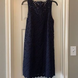Jcrew scalloped dress in Navy Blue size 8